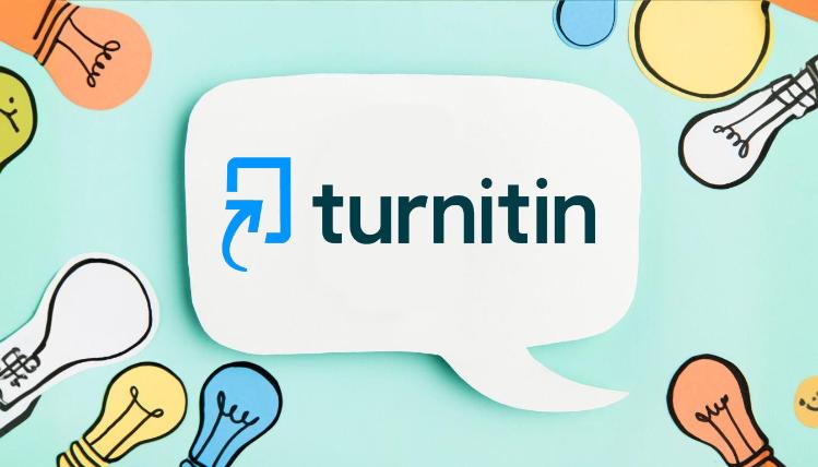 Speech bubble with the Turnitin logo